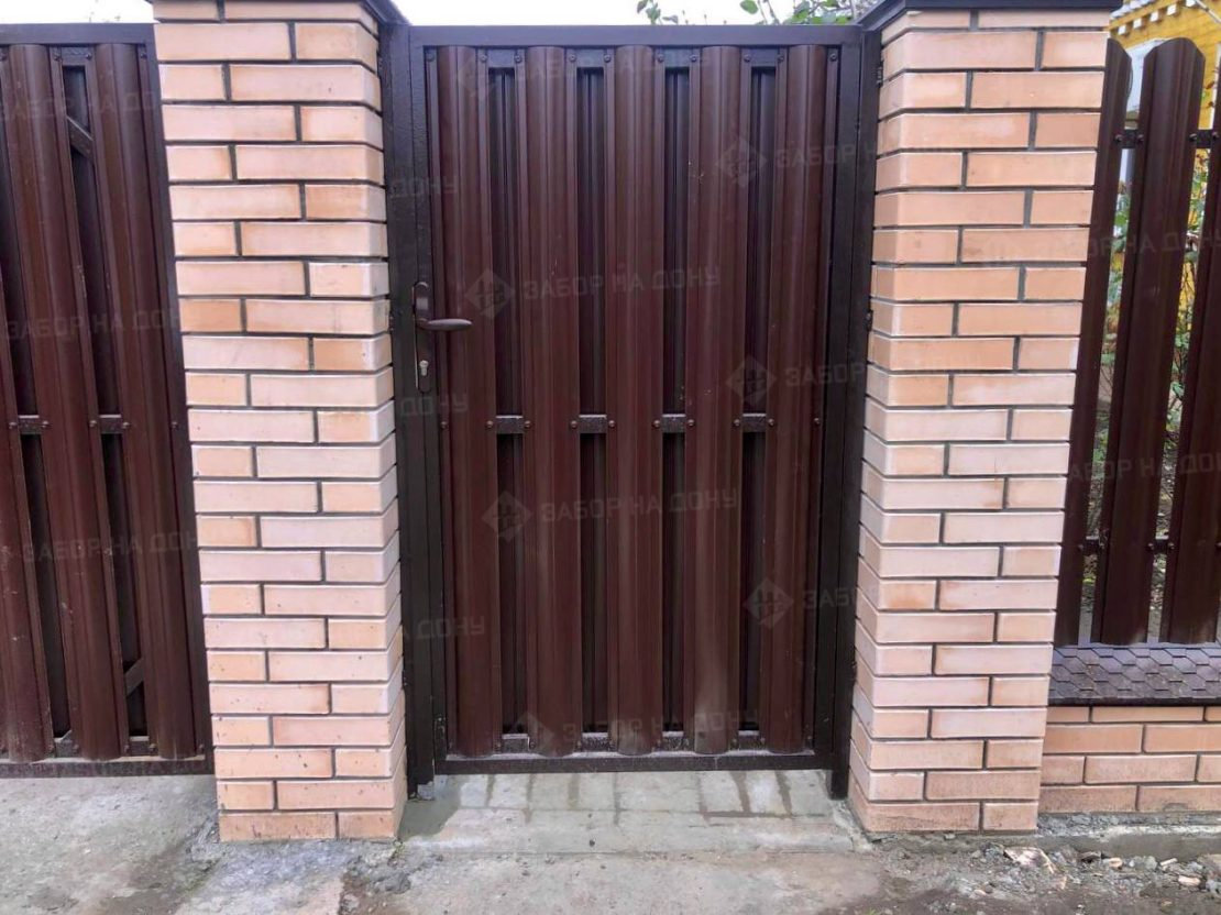 Калитка из евроштакетника  в Апшеронске